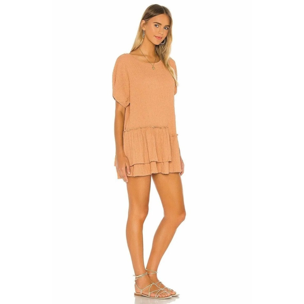 Free People Peach Mini Dress - Picture 2 of 16